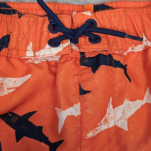 3/$20 Joe Fresh Shark Print Swim Trunks Beach Summer Bathing Suit Shorts - Picture 5 of 11